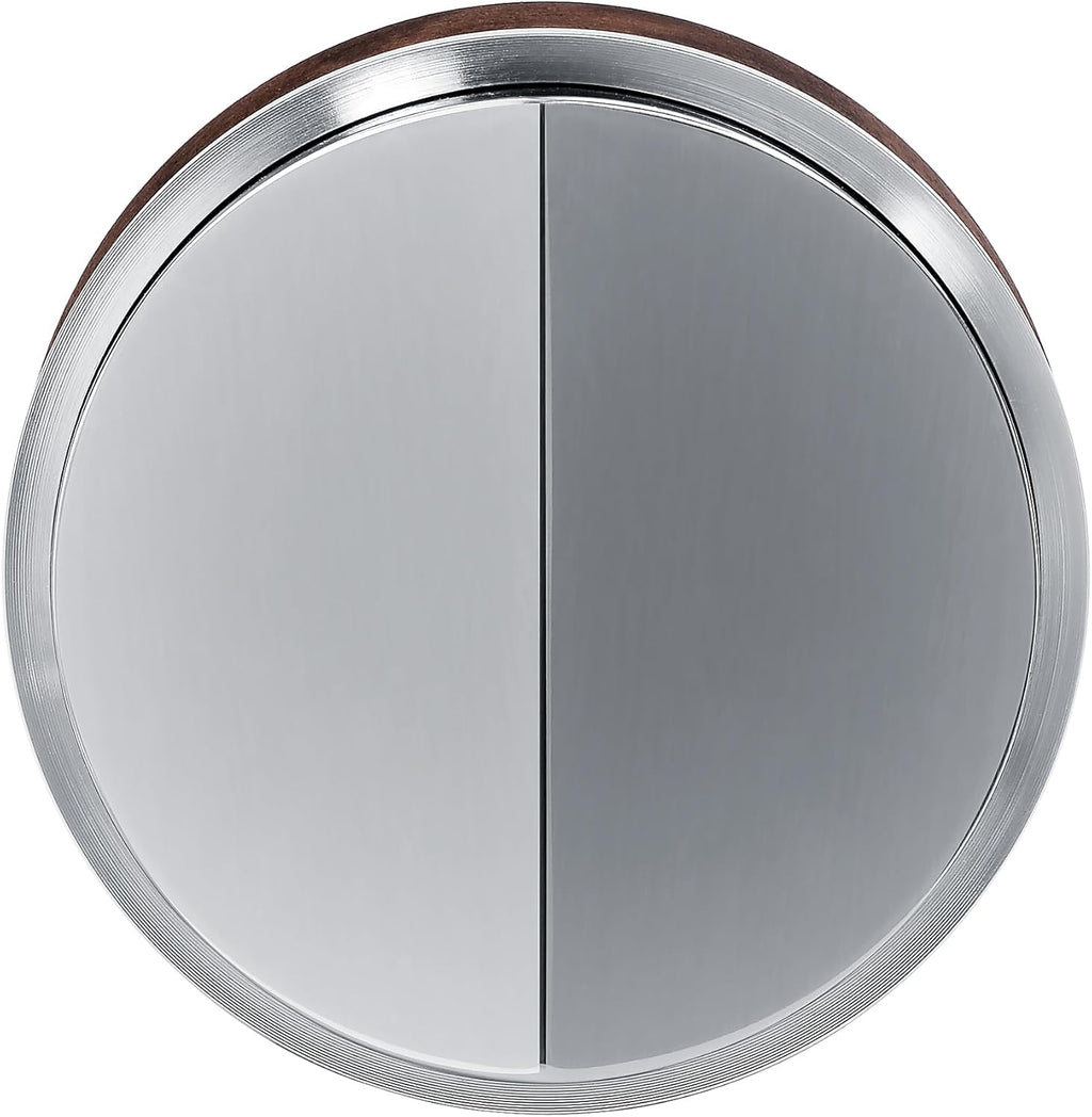 Normcore 53.3mm Coffee Distributor Tool, Heavy Duty Coffee Levelling Tool With Genuine American Walnut Wood, Adjustable Depth Coffee Leveler Fits 54mm Breville Sage Machines